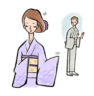 袖にする